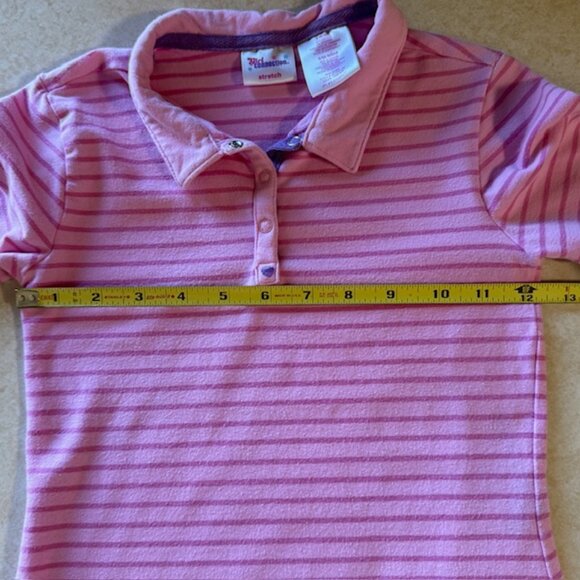 Girl Connection Stretch Pink Striped Dress sz 6 6X - Picture 7 of 9
